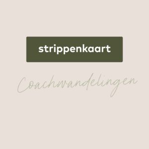 Strippenkaart coachwandelingen